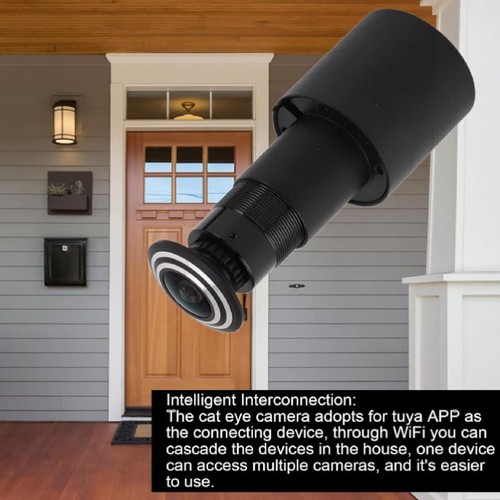 .›Tür Gucklochkamera 1080P HD WLAN Kamera Bewegungserkennung für Innen - Bild 11 von 22