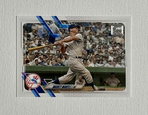 2021 Topps Legend Variation Mickey Mantle #52 Horizontal Batting SP VAR RARE '21