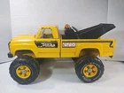 Vintage 1970s Tonka Yellow Steel Pressed Tow Truck/Wrecker - MR-970 #2590 Vtg
