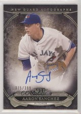2015 Topps Tier One New Guard Auto 375/399 Aaron Sanchez #NGA-ASZ Auto 8k4