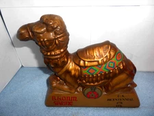 VINTAGE RARE DECANTER OLD MR BOSTON 1976 BICENTENNIAL SHRINER CAMEL WHISKEY -W45
