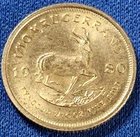 1980 Gold Krugerrand 1/10 oz — photo from another recent sale