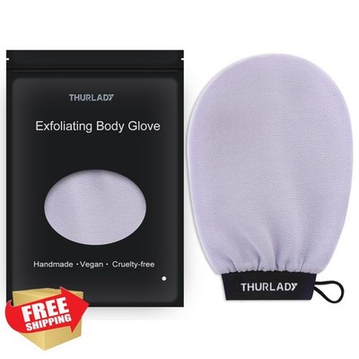 THURLADY Exfoliating Glove Lilac Body Scrubber