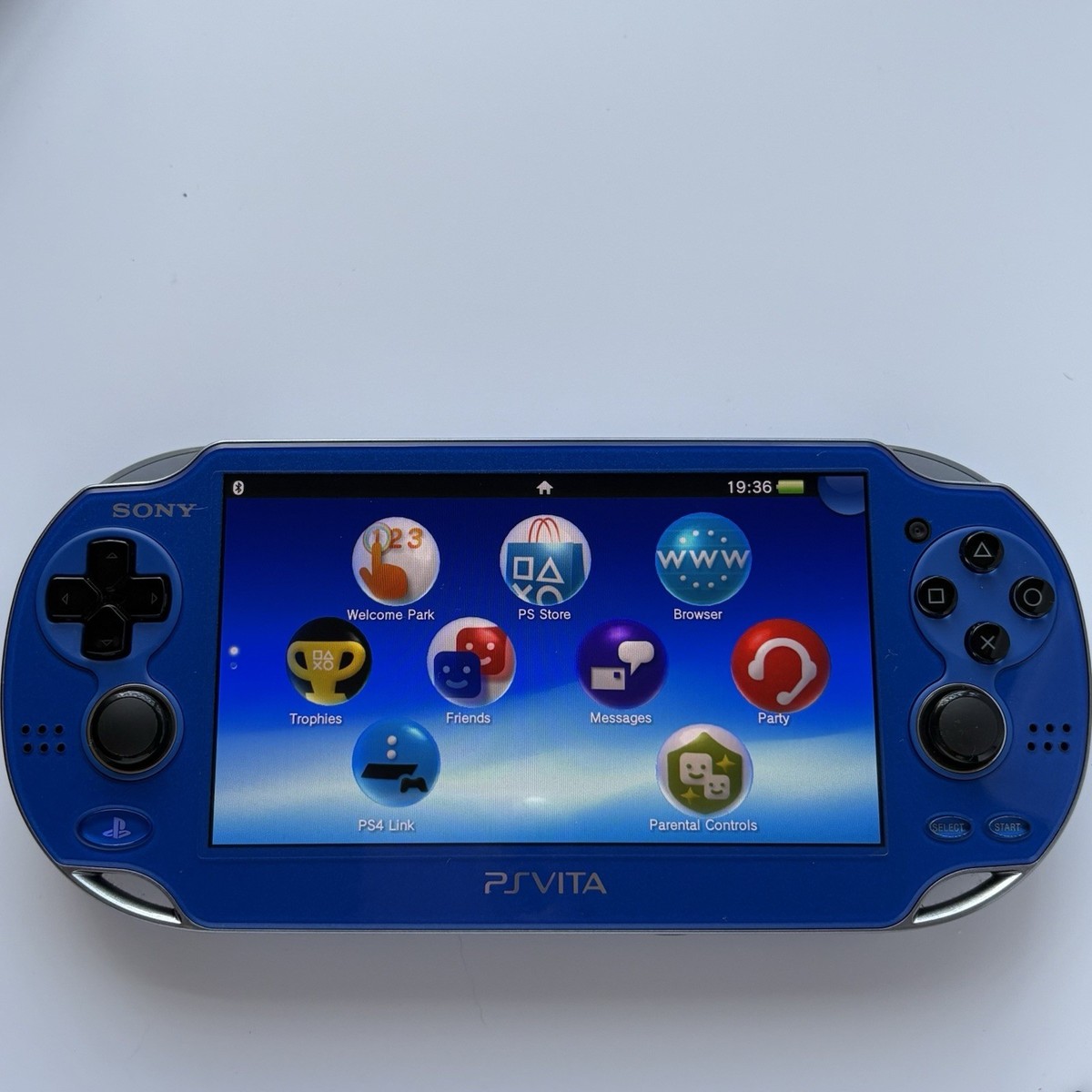 Near Mint SONY Playstation PS Vita PCH-1000 Console Sapphire Blue