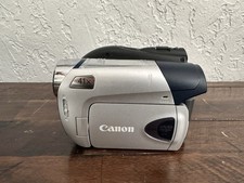 Canon DC310 DVD Camcorder 37x Zoom w/ Battery charger Tested Works Bundle