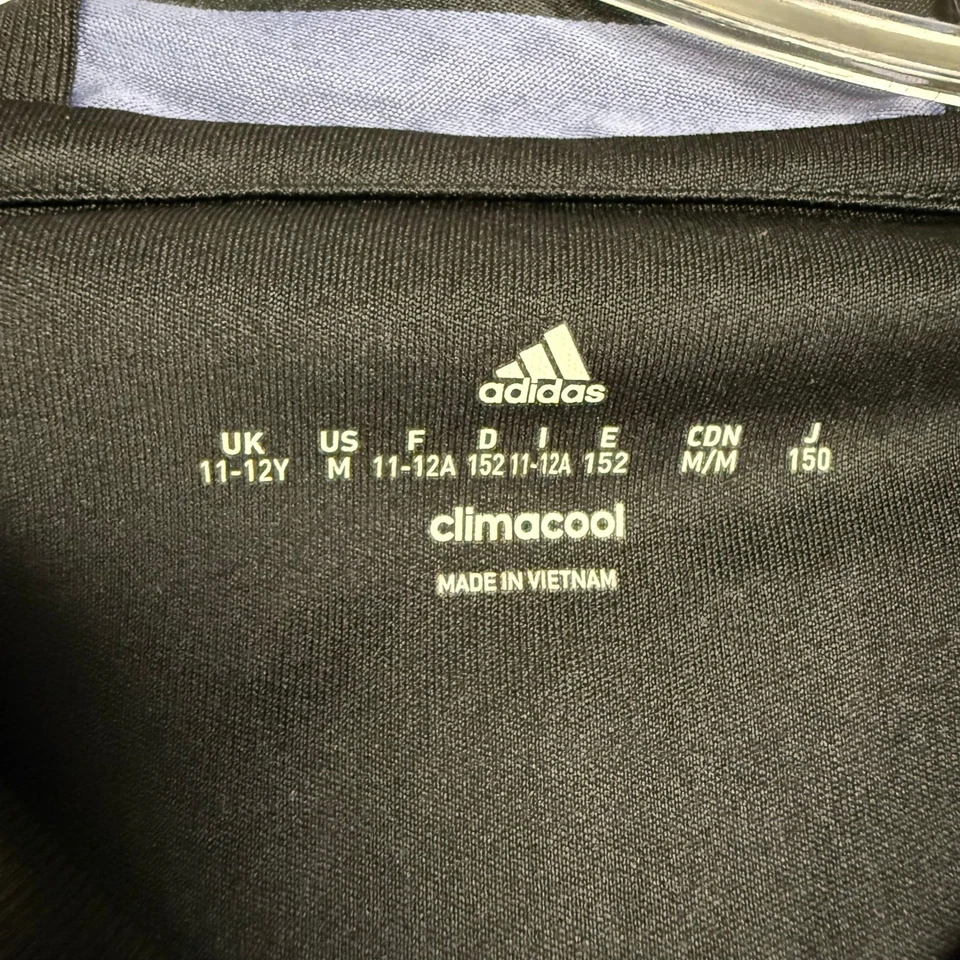 Camiseta de fútbol Adidas Real Madrid negra juvenil M/M La Liga Fly Emirates ClimaCool Foto 4 de 4