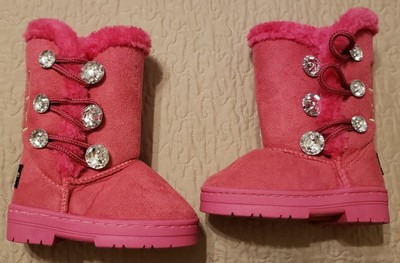 bebe pink boots