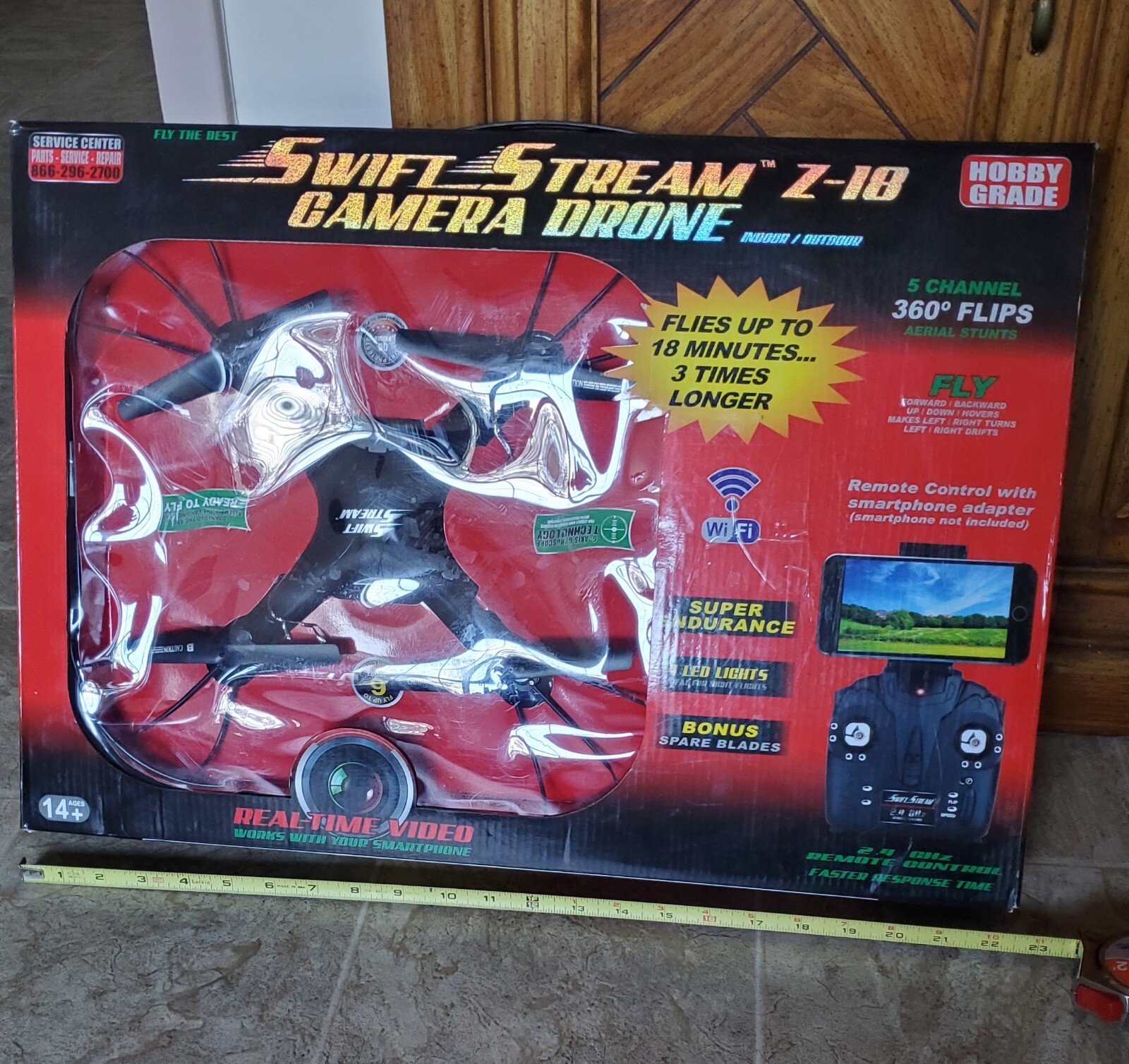 Swift Stream Z-18 WiFi Drone with 2.4GHz Remote – Free Shipping-image