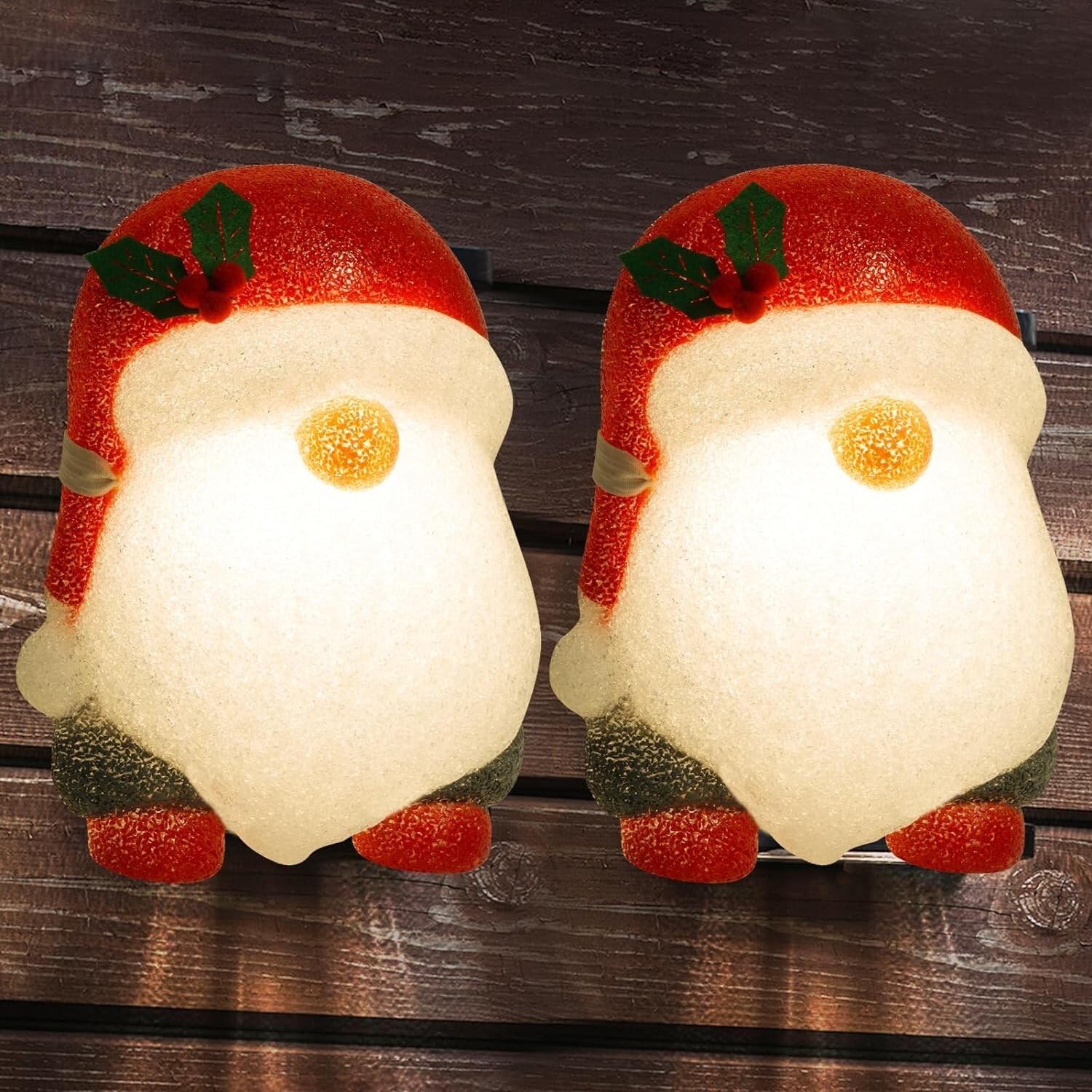 2 Pack Christmas Gnome Porch Light Covers, Outdoor Christmas
