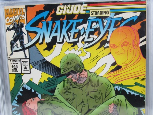 GI Joe A Real American Hero Comic #144 CGC 9.6 1994 Origin Snake Eyes Marvel - Bild 4 von 9