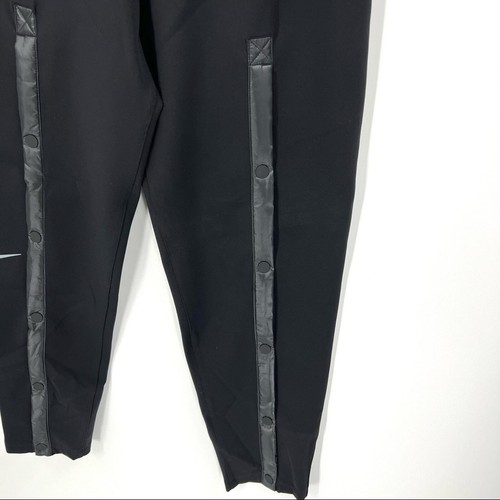 Nike Sportswear City Ready pantaloni in pile con gamba a scatto taglia small neri nuovi senza etichette CJ4022-010 - Foto 10 di 11