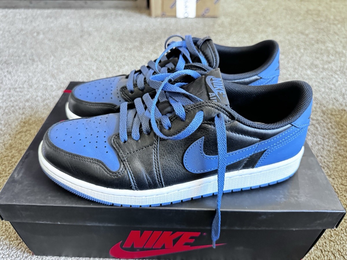 シューズ(男性用) Air Jordan 1 Low OG Mystic Navy 27.5 Nike Air Jordan 1 Low OG Black-Mystic Navy CZ0790-041 Men's