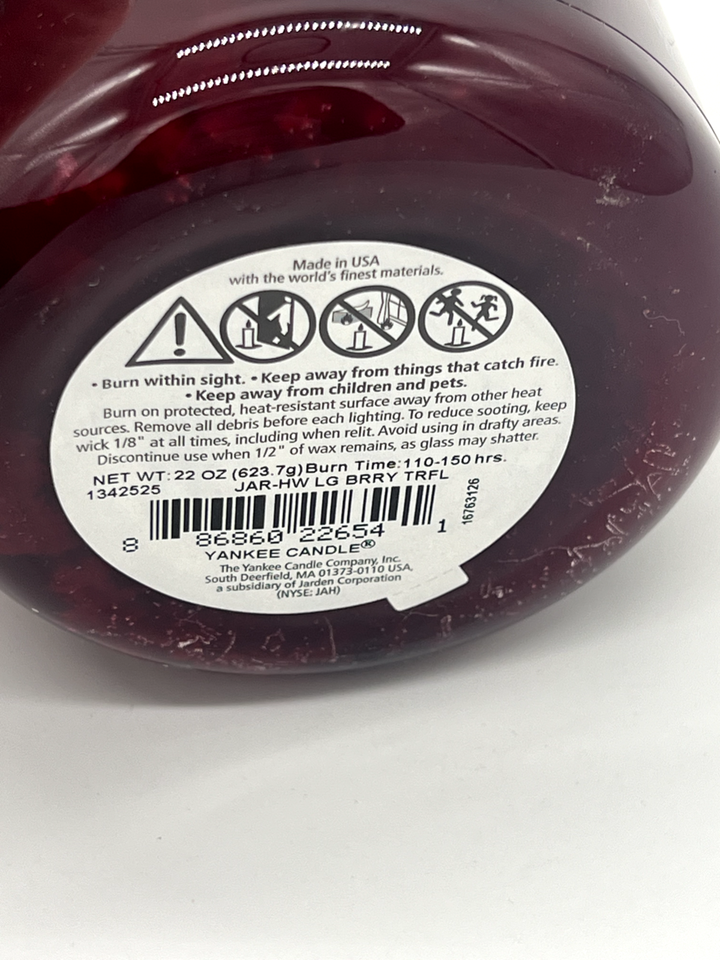 Yankee Candle Berry Trifle Large Housewarmer 22 oz Jar Candle 1 Wick eBay