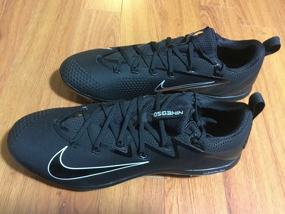 NEW Nike Lunar Vapor Ultra Fly Elite Metal Cleats [852686-002] Black Size 11.5 Nike Lunar Vapor Ultrafly Elite Black Baseball Cleats 852686  main image 4