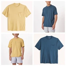 NWT ABERCROMBIE & FITCH A&F MEN’s ESSENTIAL LONG LENGTH TEE T-SHIRT | M, L, XL