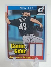 2014 Jonathon Niese Patch Relic Panini Donruss #21 Game Gear