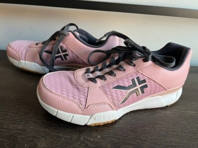 Kuru Footwear Quantum Pink Gray Low Top Trainer Walker Athletic Shoes Women  sz