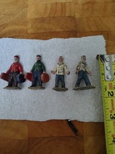 Vintage Barclays Manoil - 2 x Train Porters and 2 others Unknown