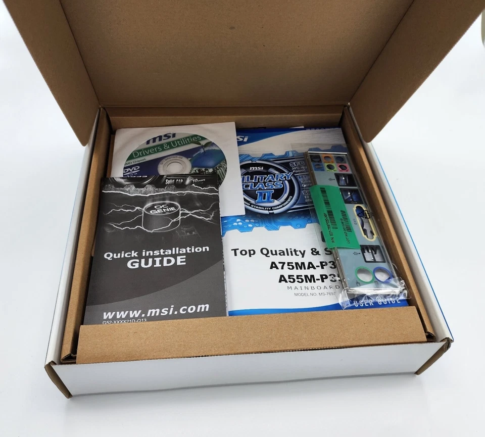 New MSI A55M-P35, Socket FM1, AMD  Motherboard MS-7697 Ver 1.0 - Image 4 of 4