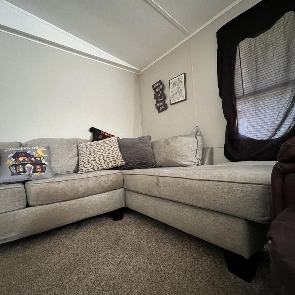 Juego de Sofá Seccional Sofá en Forma de L Salón Sofás Convertibles para Hogar 5 Plazas Foto 3 de 3