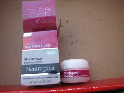 NEUTROGENA AGELESS RESTORATIVES SKIN RENEWAL EYE BRIGHTENING MINERALS HTF