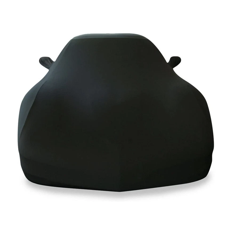 For Chevrolet Corvette C6 Z06 Full Car Cover Stretch Satin Scratch Dust Proof BK - Image 2 of 4