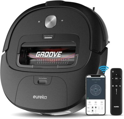 #ad Eureka Groove Robot Vacuum Cleaner Wi Fi Connected App Alexa amp; Remote Control $89.99