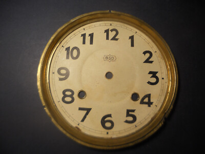 Antique CLOCK DIAL BEZEL WALL BSD Mantle Shelf Seth Thomas or other brand no gls