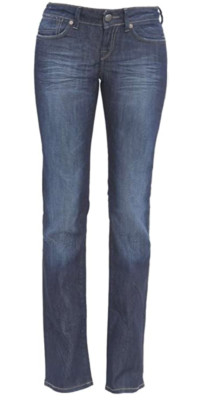  MAVI Damen Jeanshose Olivia Denim blau dark party straight low rise Hose