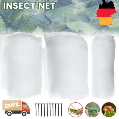 5/10/15M Gartennetz Insekten Vögel Fliegen Schutznetz Gemüse Schutz Netz Tool DE