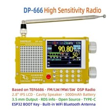 DP-666 TEF6686 Full Band Radio DSP Receiver Support Secondary Development ot34