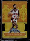 2014 Panini Excalibur Basketball Orange Isiah Thomas #151