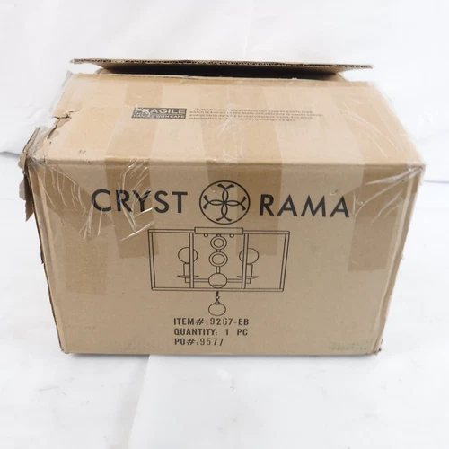 Crystorama Lighting Group 9267 Cameron 4 Light 15"W Flush Mount - Bronze - Picture 1 of 3