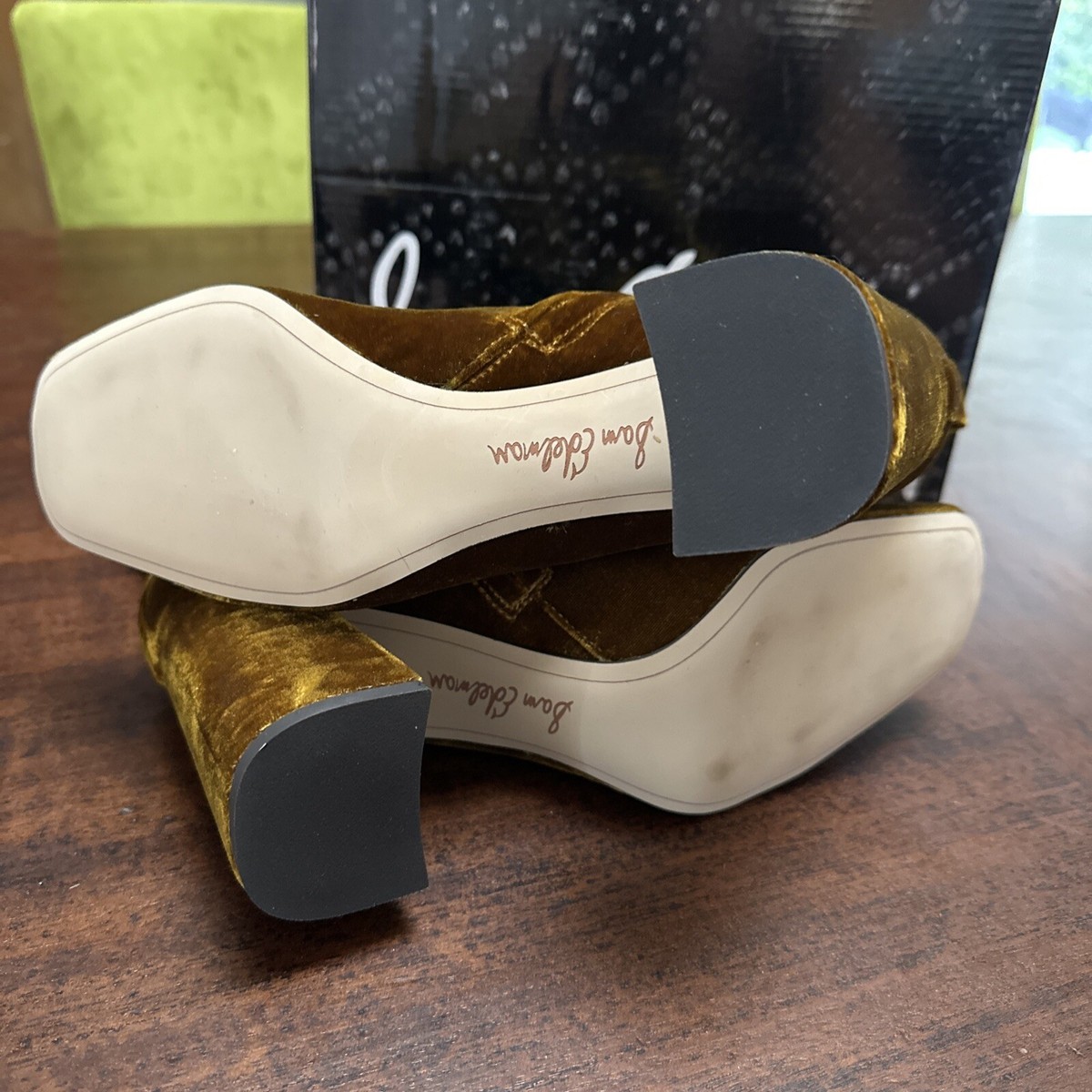 Womens Sam Edelman Lace Up Carney Rust velvet Size NIB