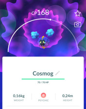 Pokémon Cosmog - GO Trade - Registered Cosmo...