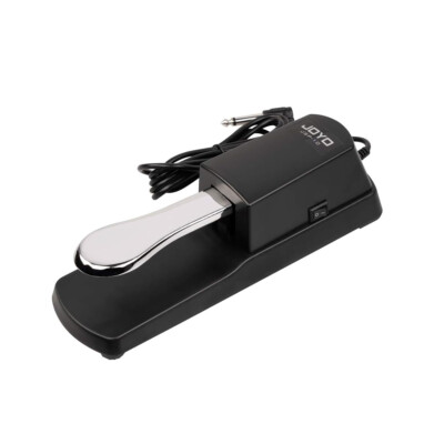 JOYO Universal Sustain Foot Pedal Polarity Switch Electric Pianos Keyboards
