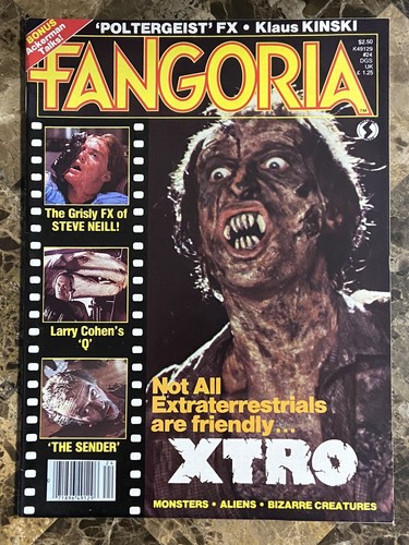 1982 FANGORIA MAGAZINE 24 XTRO  POLTERGEIST Q RARE VINTAGE UNREAD 1ST PRT MINTY! - Picture 1 of 5