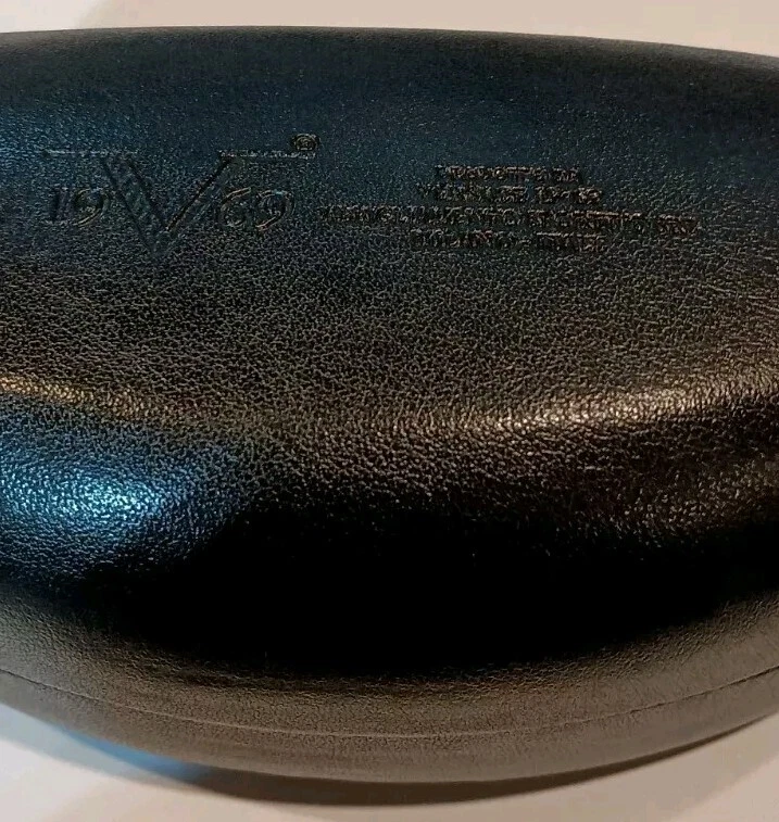 NUEVO 19v69 Versace Gafas de sol de gran tamaño con cubierta Estuche rígido de viaje Negro Foto 3 de 4