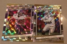 Josh Jacobs, Dalvin Cook 2020 Donruss Dominators Checkerboard Inserts#D-JJ, D-DC