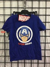 Marvel Kids Captain America 2 Piece Pajama Set Size 7 / EU 122cm