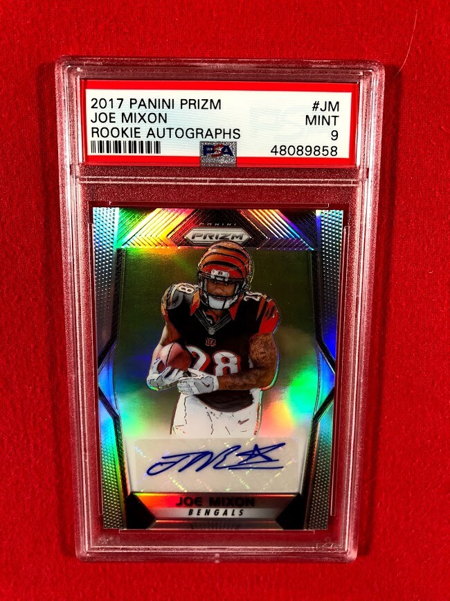Joe Mixon Panini Prizm Rookie Autographs #JM Base