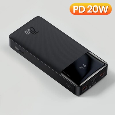 Baseus 10000mAh Power Bank 20W Portable Charging Mobile Phone External Batttery