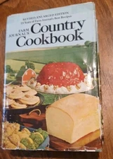 VTG Cookbook Farm Journal's Country'72 Revised Enlarged Nell B Nichols Thanksg