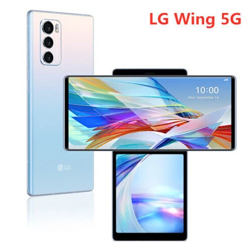 LG Wing 5G LM-F100TM F100VM F100N 128GB+8GB 64MP Unlocked Smartphone -New Sealed - Picture 1 of 20