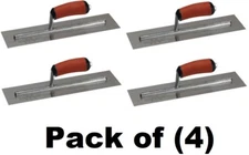(4) Marshalltown 13249 16" x 4" Concrete Cement Finishing Trowel Durasoft Handle
