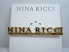 Nina Ricci Gold Plated Brooch  - 6978