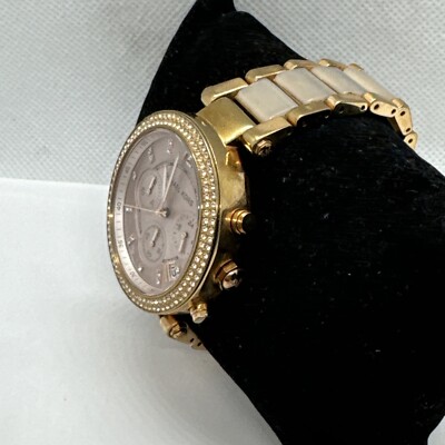 Michael Kors Parker MK5896 Women Rose Gold Analog Dial  display picture 1