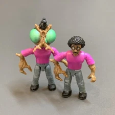 2 MEGA BLOKS Construx STOCKMAN FLY Turtles Baxter Mutation Lab mini Figures #J6