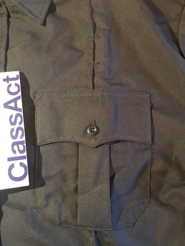 NWT Blauer Class Act 8910W Short Sleeve Dark Navy Blue shirt - 46 Reg - Women - Picture 7 of 11