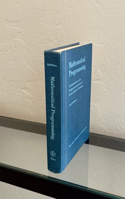 Mathematical Programming by Claude McMillan, Jr. 1970 HC / Vintage